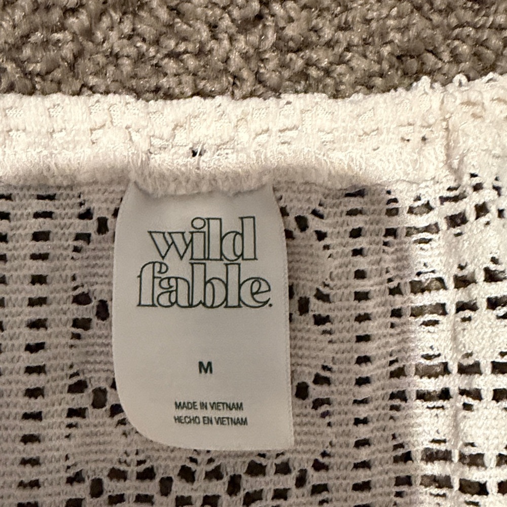 Wild Fable Crochet Cream coverup skirt - Picture 3 of 3